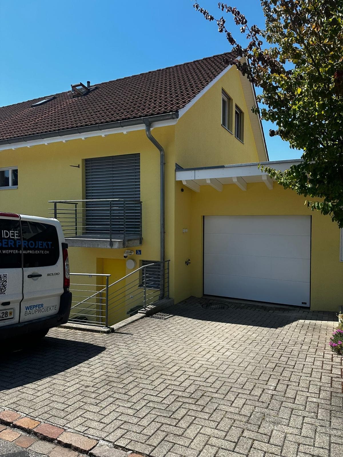 Fassadenrenovation & neues Garagentor, Wettswil – Titelbild