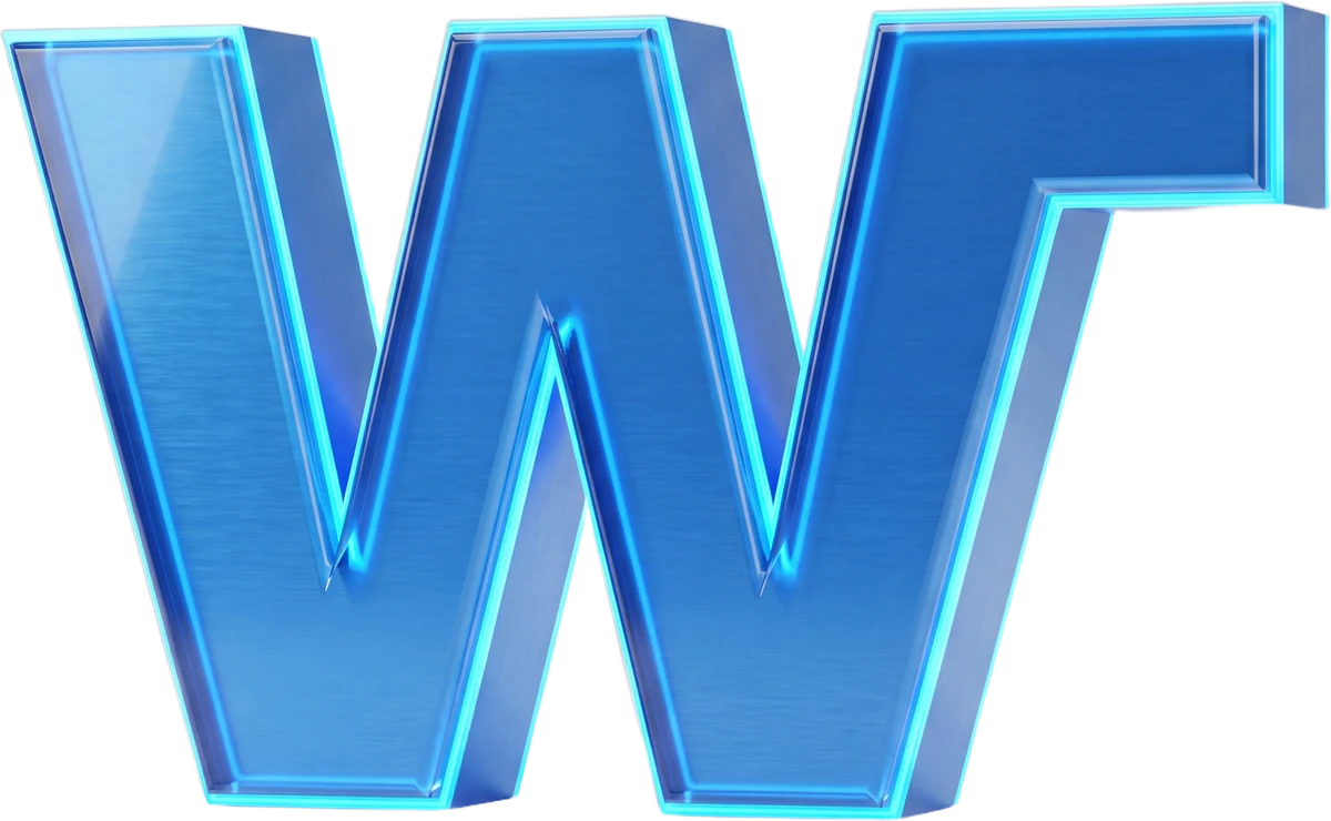 Wepfer Bauprojekte – das W als 3D-Emblem